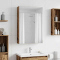 Badezimmerspiegelschrank mit Regal Altholz 40 x 10,5 x 60,5 cm