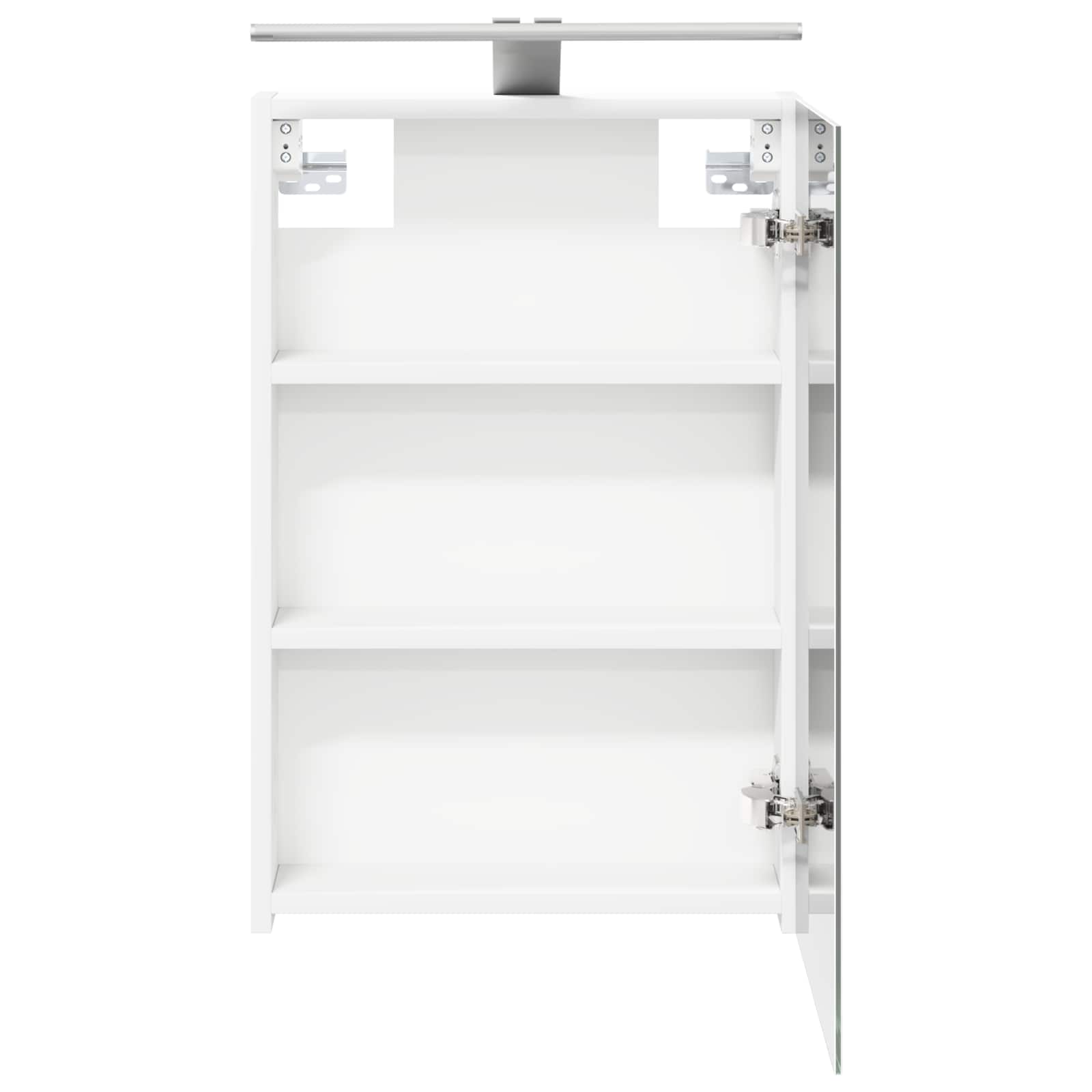 Badezimmerspiegelschrank Weiß 40 x 10,5 x 60,5 cm Holzwerkstoff
