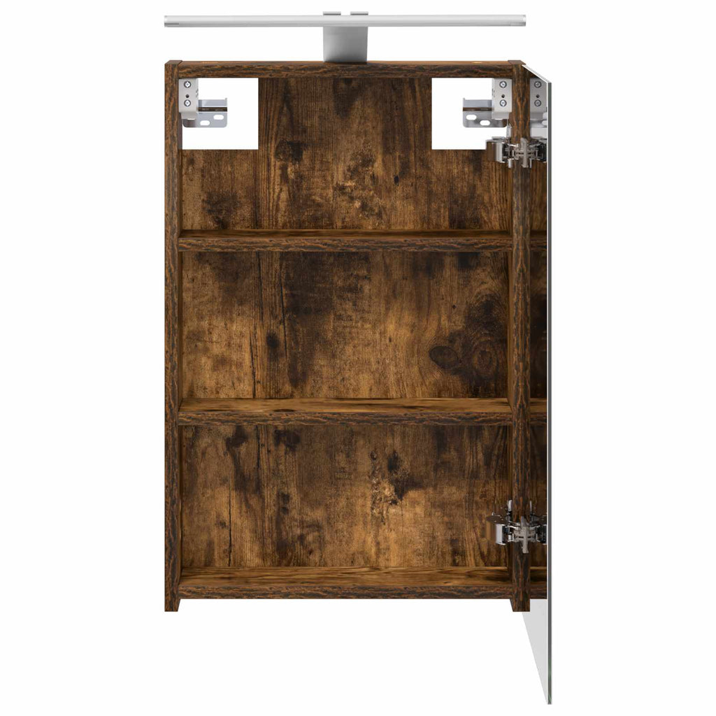 Badezimmerspiegelschrank Geräucherte Eiche 40 x 10,5 x 60,5 cm