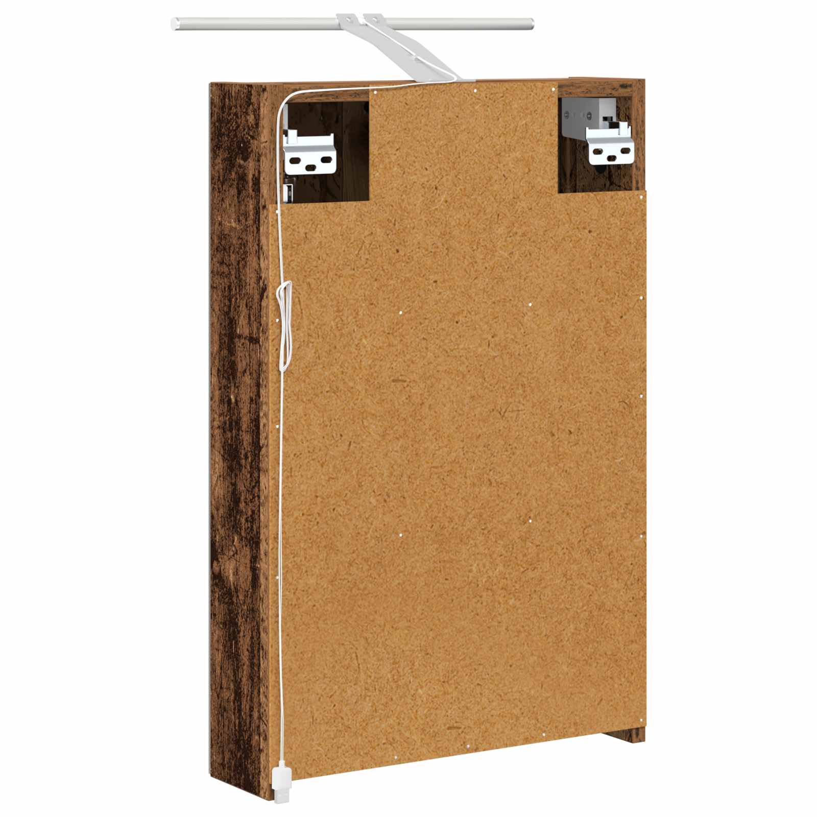Badezimmerspiegelschrank mit Regal Altholz 40 x 10,5 x 60,5 cm