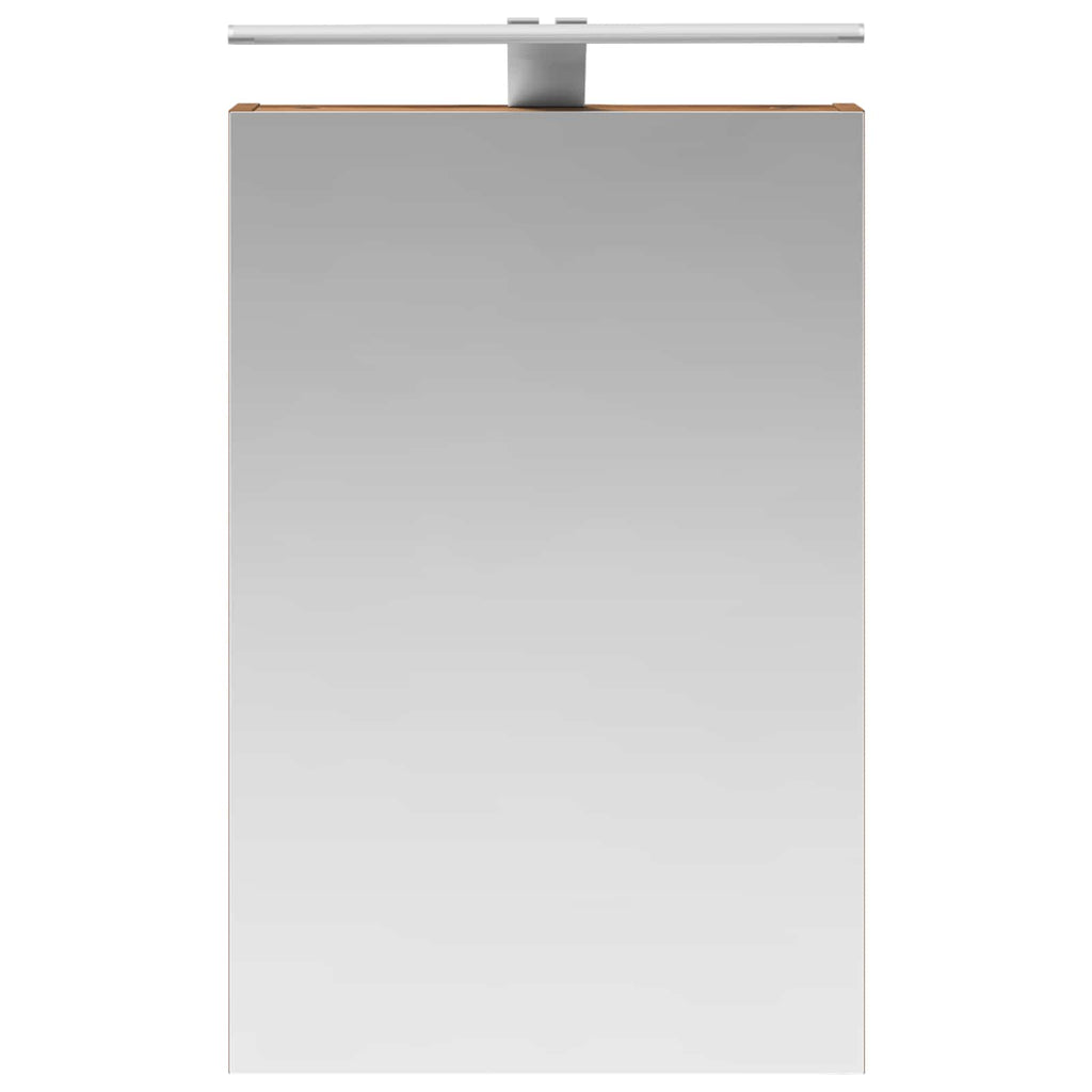 Badezimmerspiegelschrank mit Regal Altholz 40 x 10,5 x 60,5 cm