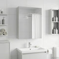 Badezimmerspiegelschrank Weiß 50 x 14,5 x 70 cm Holzwerkstoff