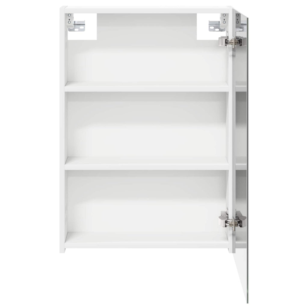 Badezimmerspiegelschrank Weiß 50 x 14,5 x 70 cm Holzwerkstoff