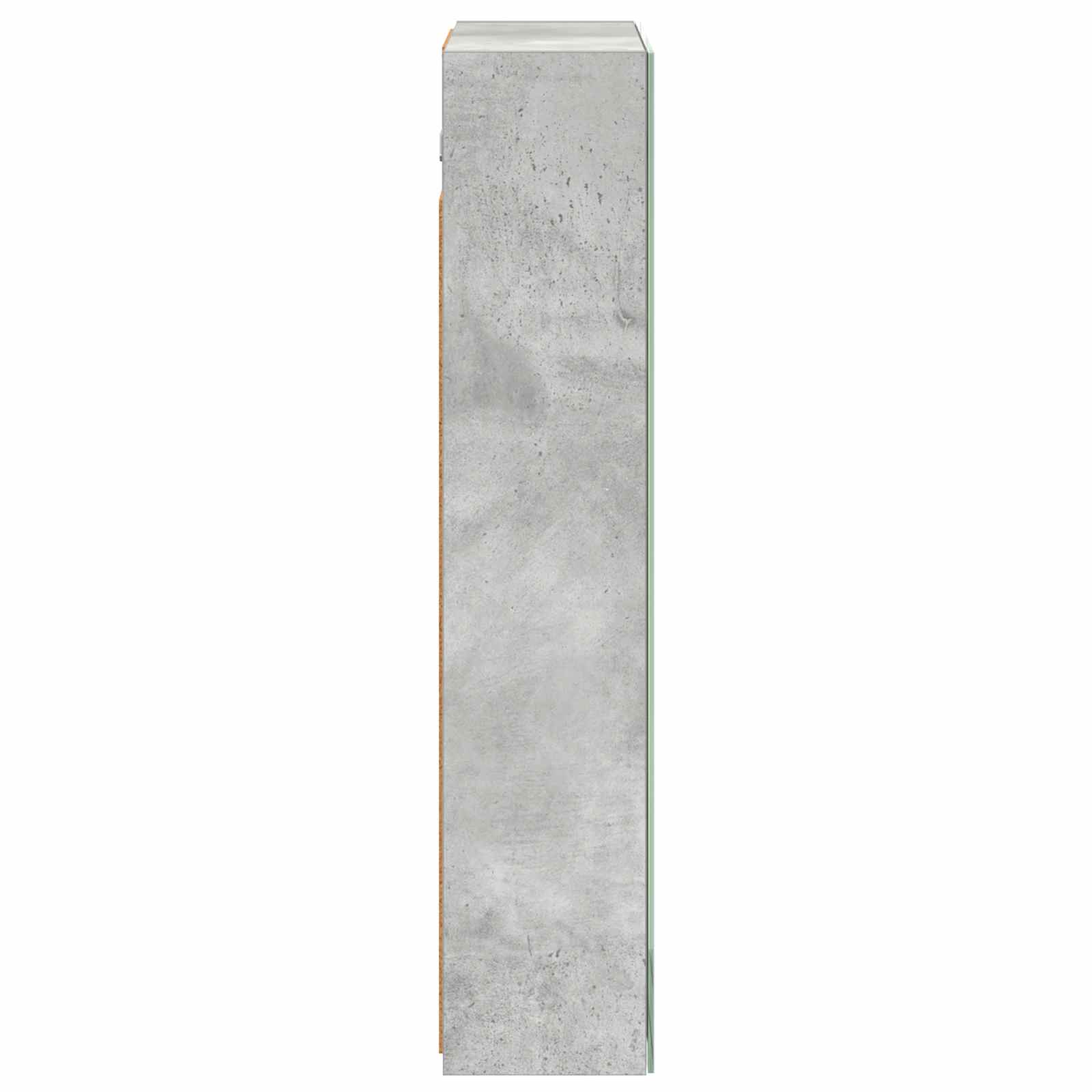 Badezimmerspiegelschrank mit Regal Beton Grau 50 x 14,5 x 70 cm