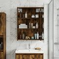 Badezimmerspiegelschrank Geräucherte Eiche 50 x 14,5 x 70 cm