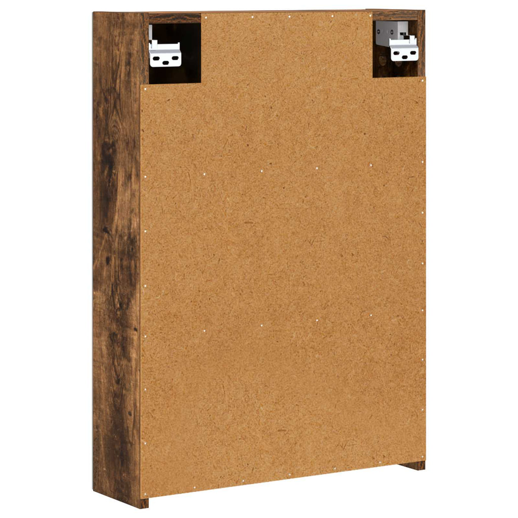 Badezimmerspiegelschrank Geräucherte Eiche 50 x 14,5 x 70 cm
