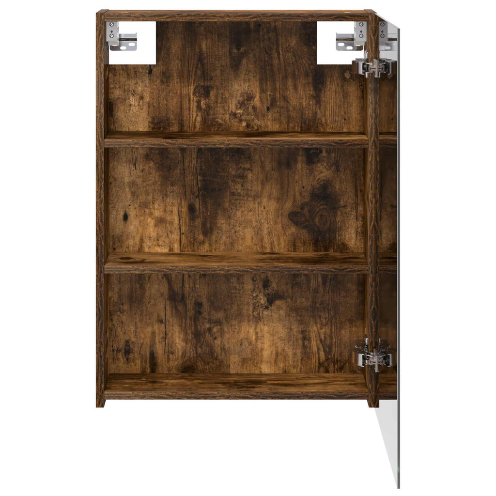 Badezimmerspiegelschrank Geräucherte Eiche 50 x 14,5 x 70 cm