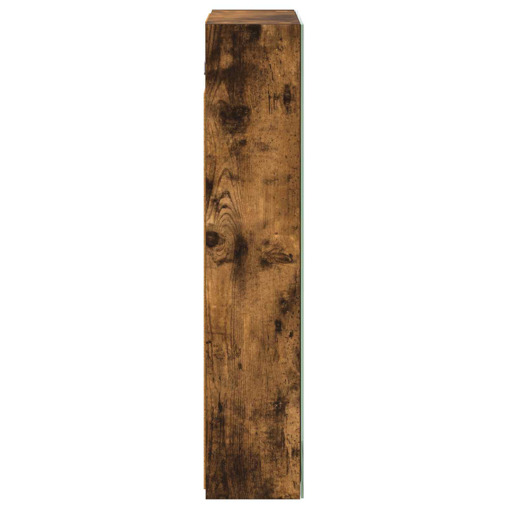 Badezimmerspiegelschrank Geräucherte Eiche 50 x 14,5 x 70 cm