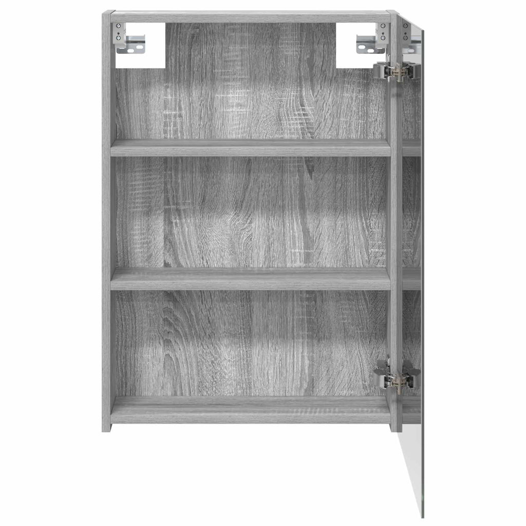 Badezimmerspiegelschrank Graues Sonoma 50 x 14,5 x 70 cm