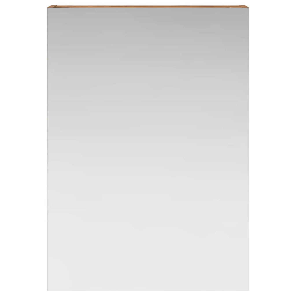 Badezimmerspiegelschrank mit Regal Altholz 50 x 14,5 x 70 cm