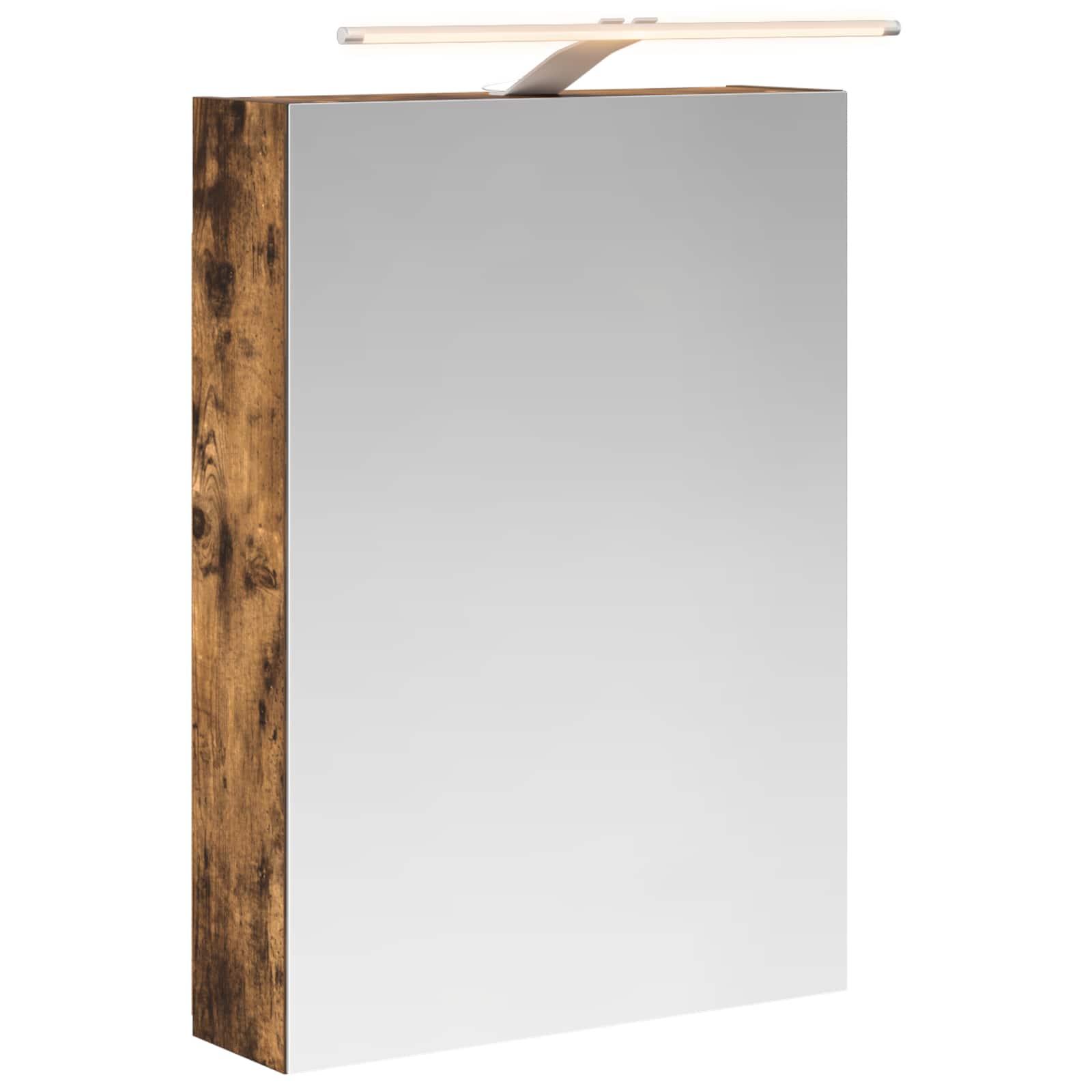 Badezimmerspiegelschrank Geräucherte Eiche 50 x 14,5 x 70 cm