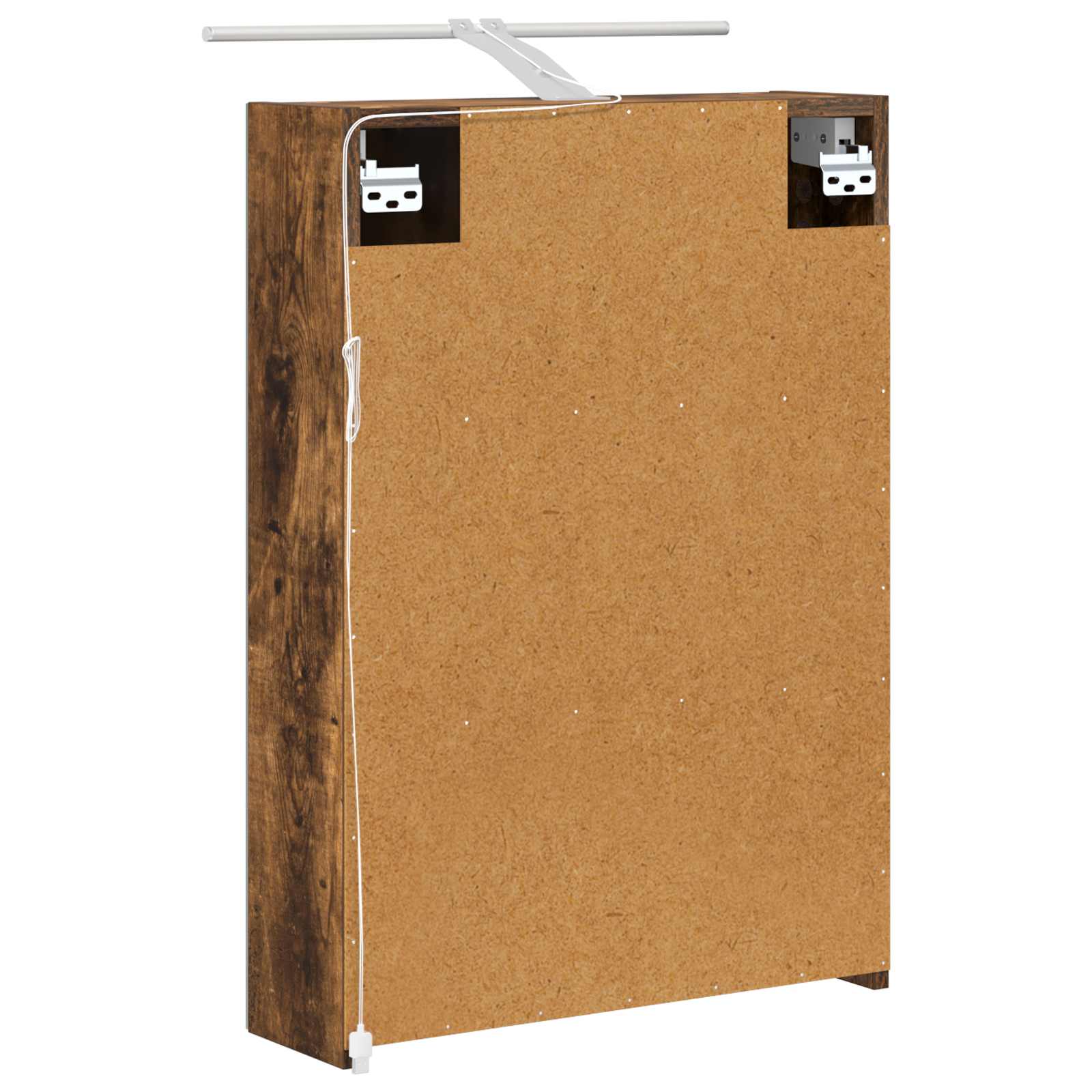 Badezimmerspiegelschrank Geräucherte Eiche 50 x 14,5 x 70 cm