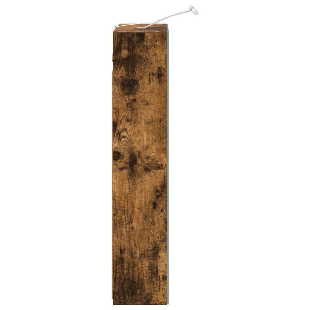 Badezimmerspiegelschrank Geräucherte Eiche 50 x 14,5 x 70 cm