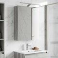 Badezimmerspiegelschrank Graues Sonoma 50 x 14,5 x 70 cm
