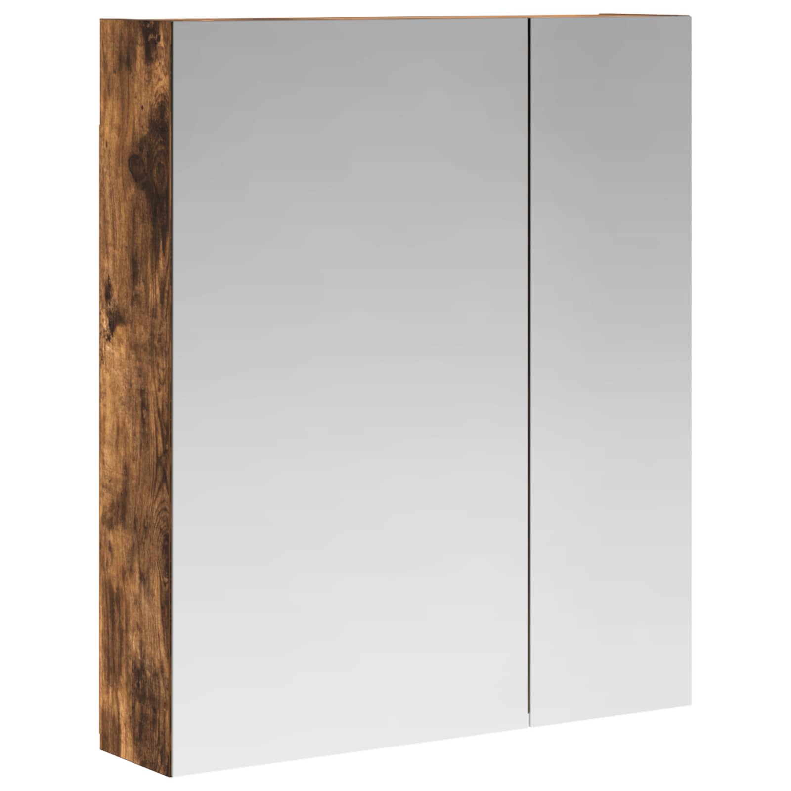 Badezimmerspiegelschrank Geräucherte Eiche 60 x 14,5 x 70 cm