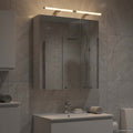 Badezimmerspiegelschrank Weiß 60 x 14,5 x 70 cm Holzwerkstoff