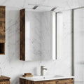Badezimmerspiegelschrank Geräucherte Eiche 60 x 14,5 x 70 cm