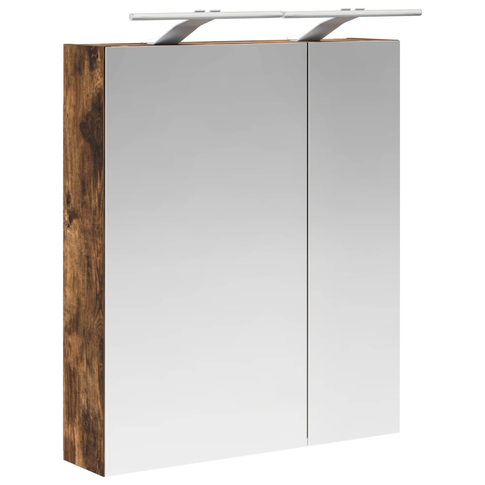 Badezimmerspiegelschrank Geräucherte Eiche 60 x 14,5 x 70 cm