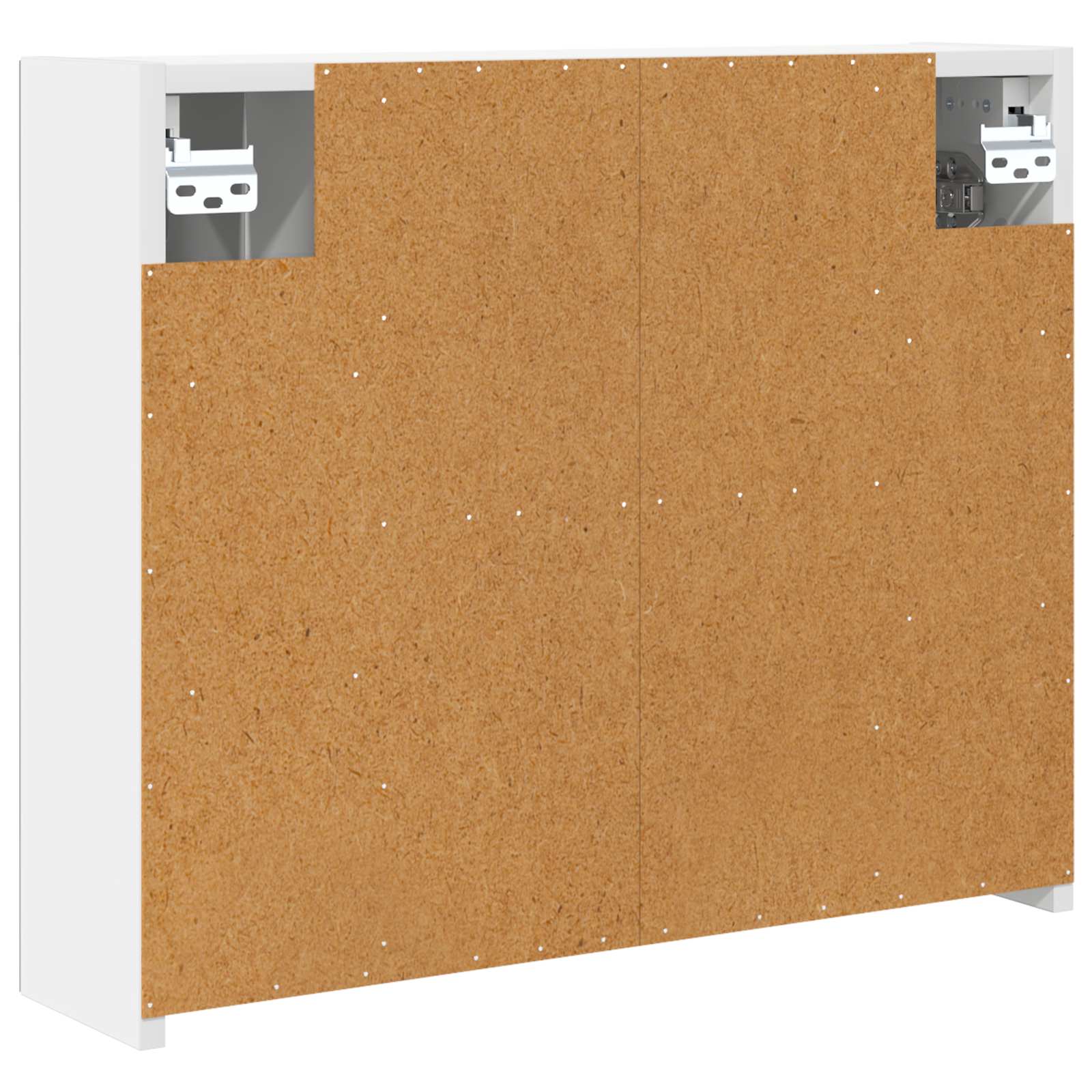 Badezimmerspiegelschrank Weiß 60 x 14,5 x 50 cm Holzwerkstoff