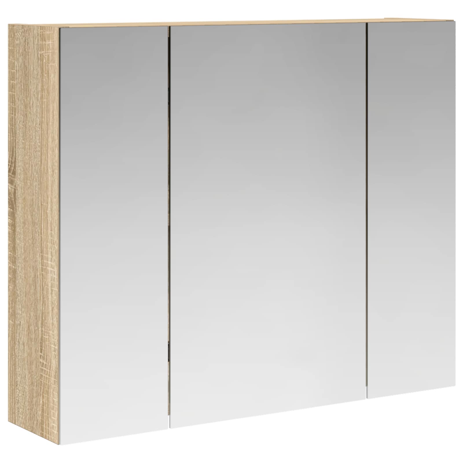 Badezimmerspiegelschrank Sonoma-Eiche 60 x 14,5 x 50 cm