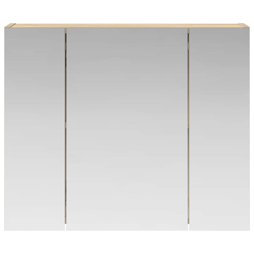 Badezimmerspiegelschrank Sonoma-Eiche 60 x 14,5 x 50 cm