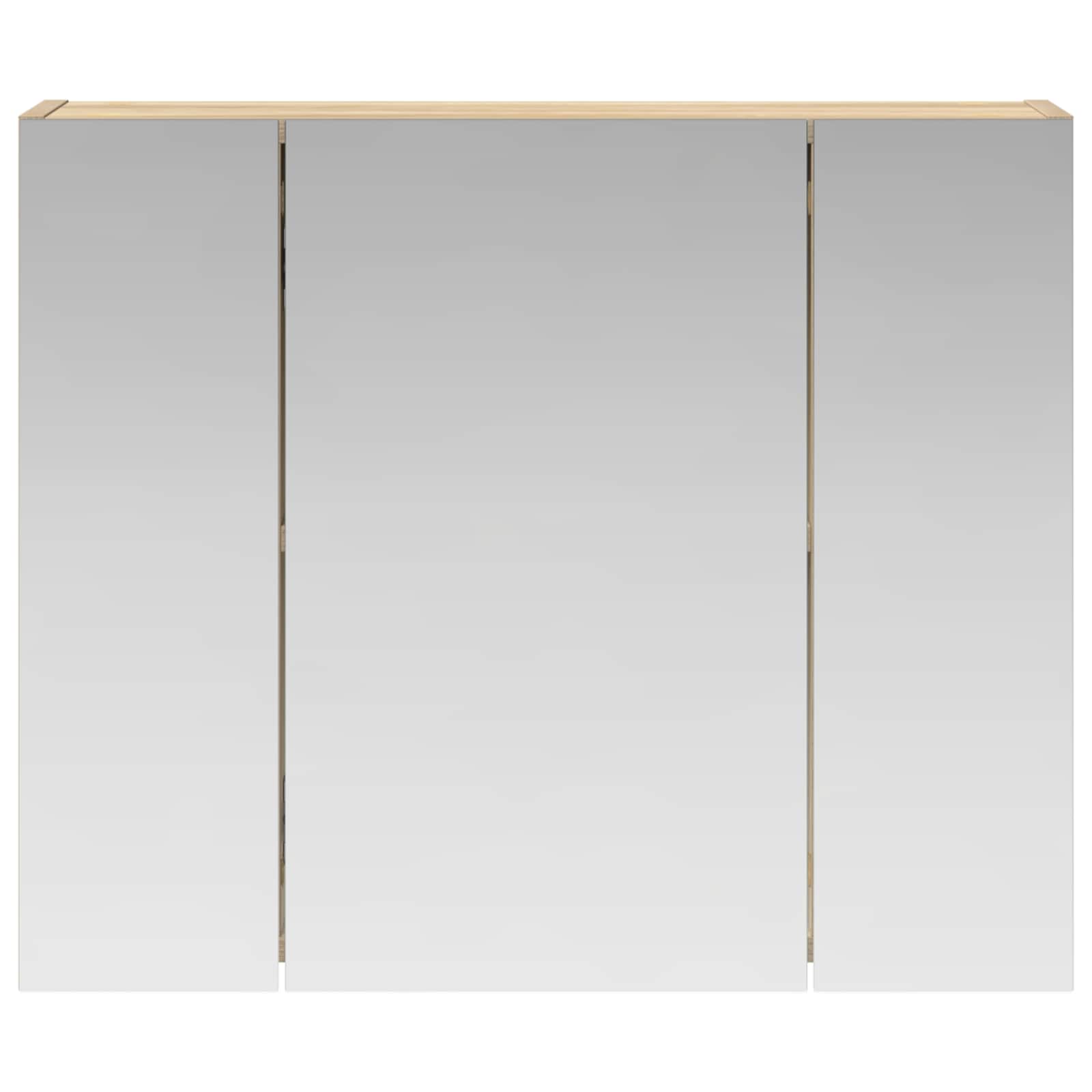 Badezimmerspiegelschrank Sonoma-Eiche 60 x 14,5 x 50 cm
