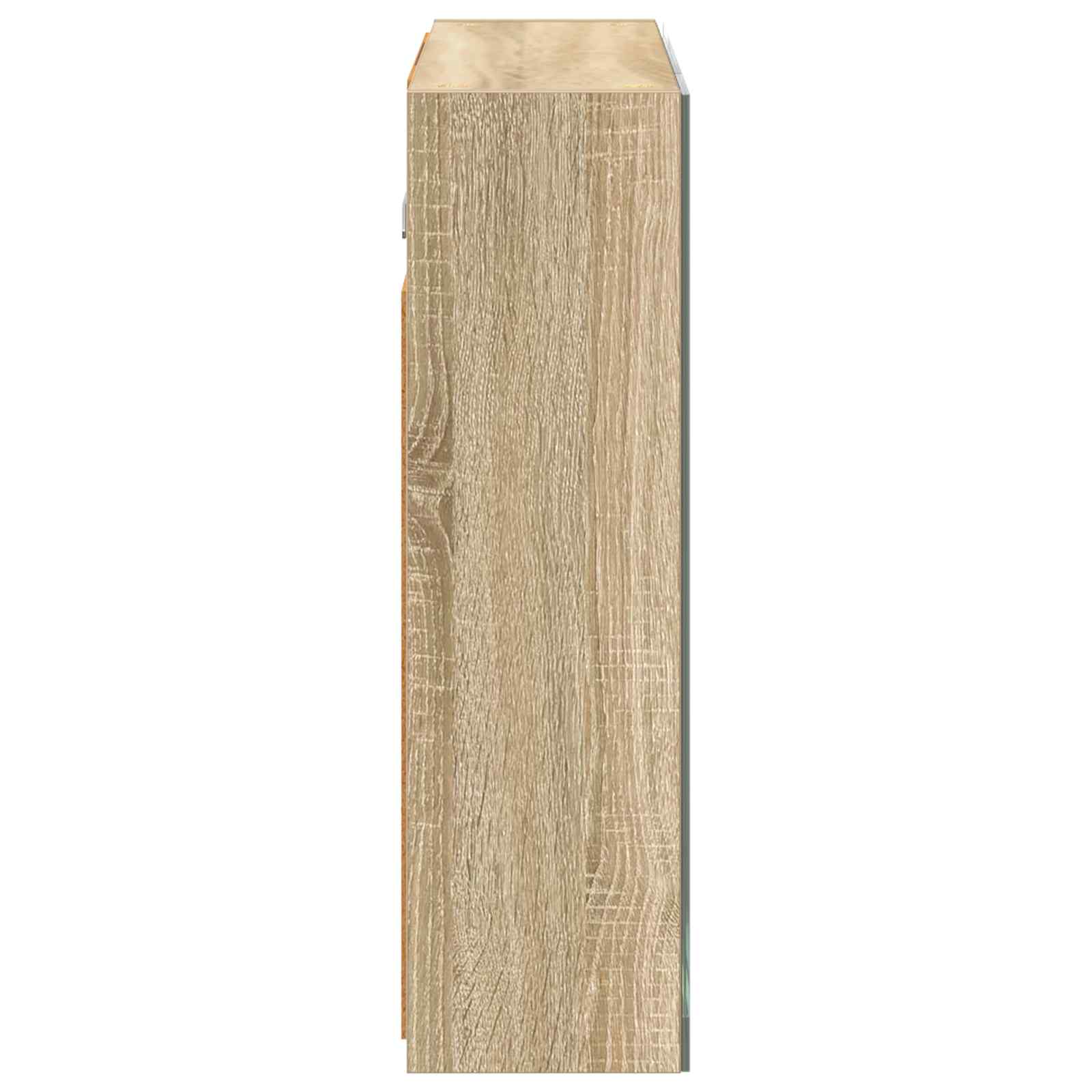 Badezimmerspiegelschrank Sonoma-Eiche 60 x 14,5 x 50 cm