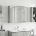 Badezimmerspiegelschrank Beton Grau 60 x 14,5 x 50 cm