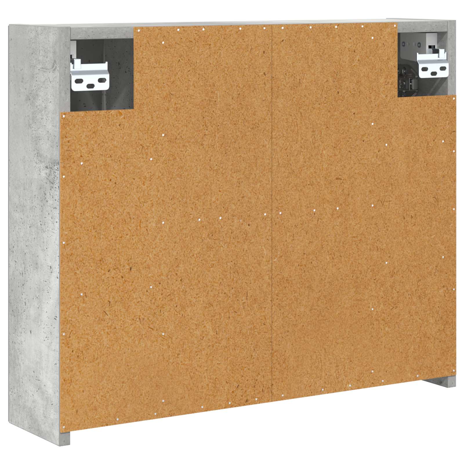 Badezimmerspiegelschrank Beton Grau 60 x 14,5 x 50 cm