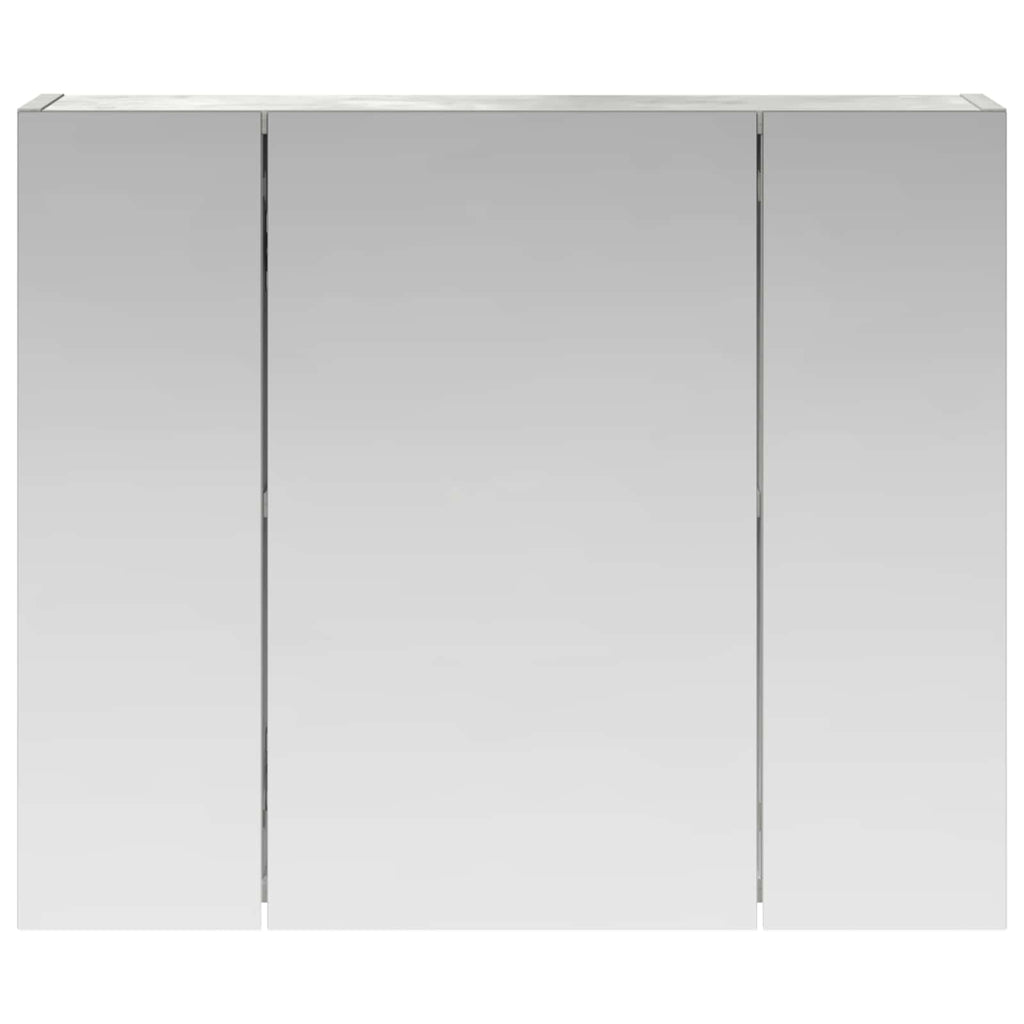 Badezimmerspiegelschrank Beton Grau 60 x 14,5 x 50 cm