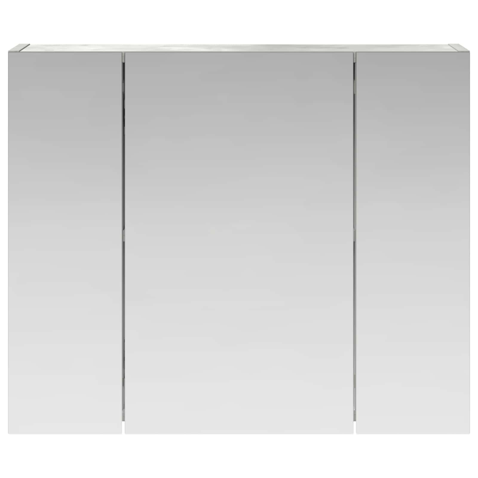 Badezimmerspiegelschrank Beton Grau 60 x 14,5 x 50 cm