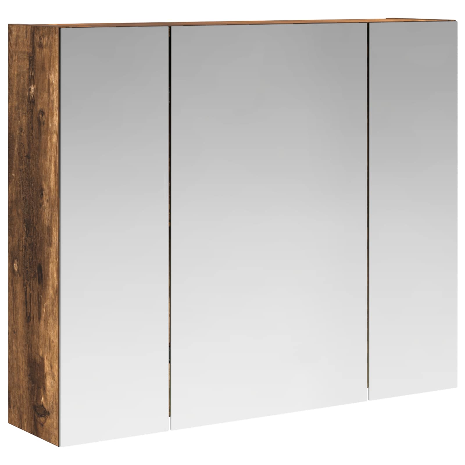 Badezimmerspiegelschrank Geräucherte Eiche 60 x 14,5 x 50 cm