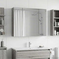 Badezimmerspiegelschrank Graues Sonoma 60 x 14,5 x 50 cm