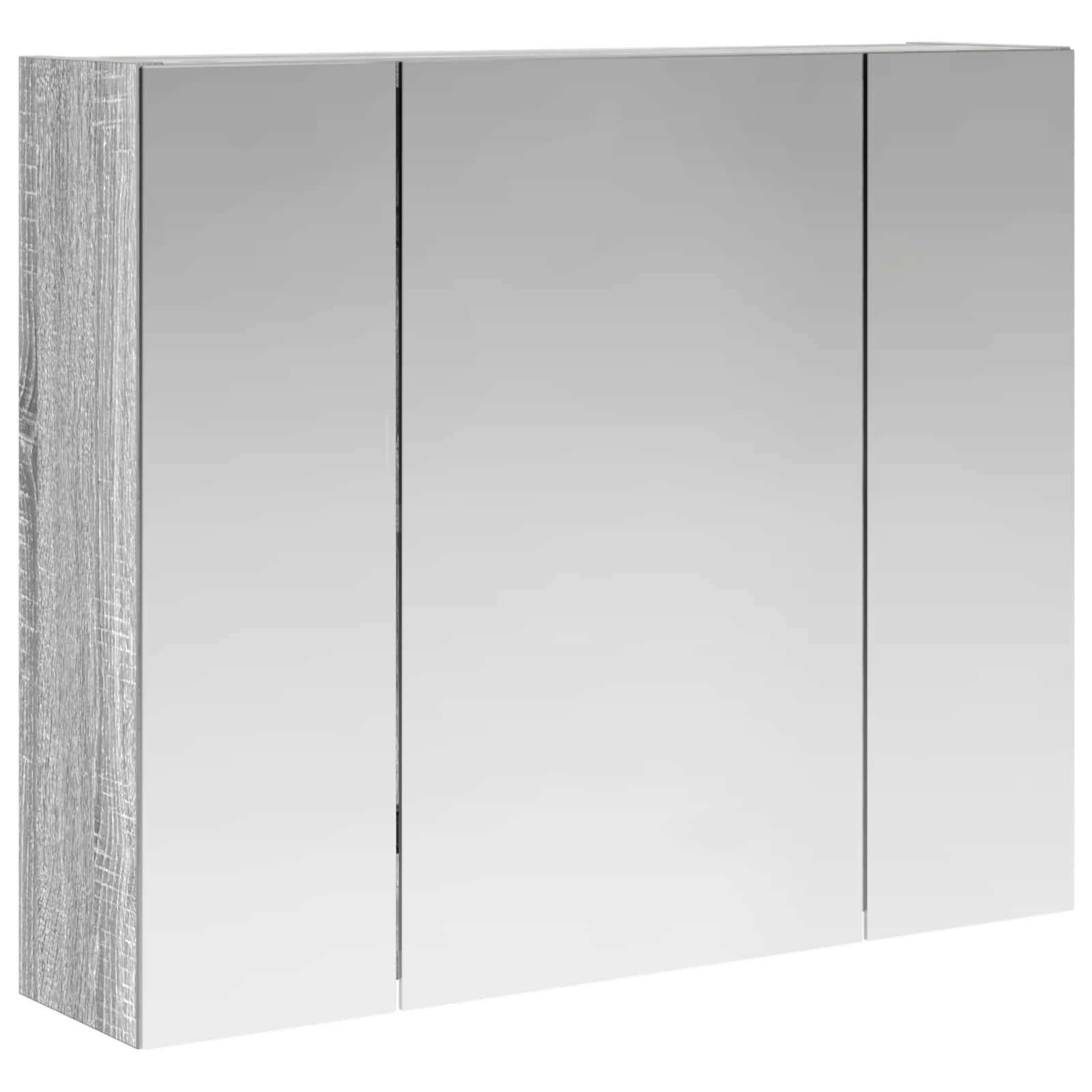 Badezimmerspiegelschrank Graues Sonoma 60 x 14,5 x 50 cm