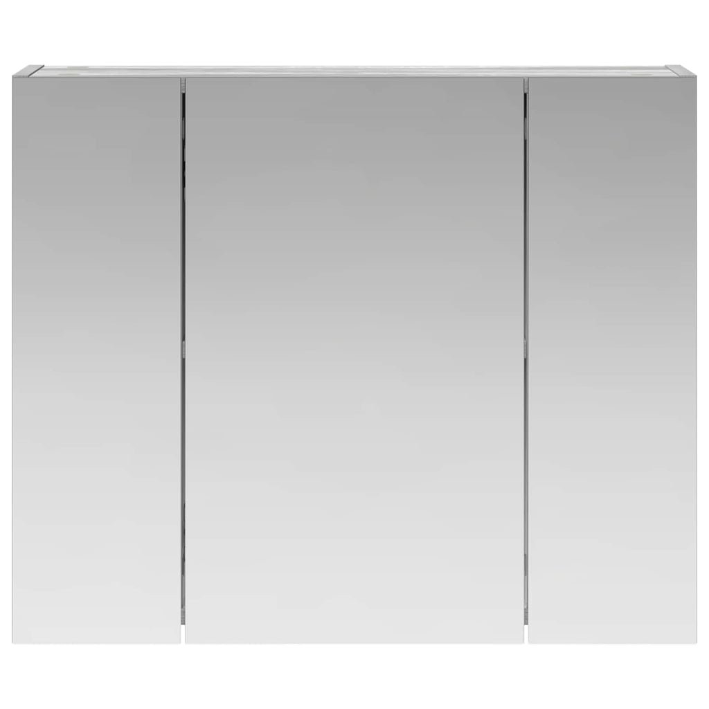 Badezimmerspiegelschrank Graues Sonoma 60 x 14,5 x 50 cm