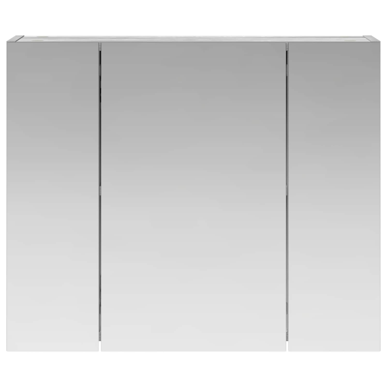 Badezimmerspiegelschrank Graues Sonoma 60 x 14,5 x 50 cm