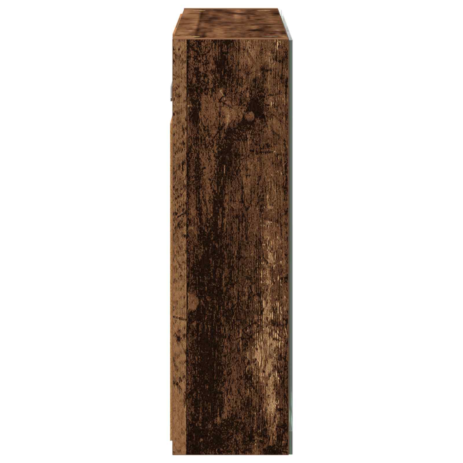 Badezimmerspiegelschrank Altholz 60 x 14,5 x 50 cm
