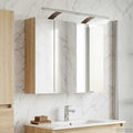 Badezimmerspiegelschrank Sonoma-Eiche 60 x 14,5 x 50 cm
