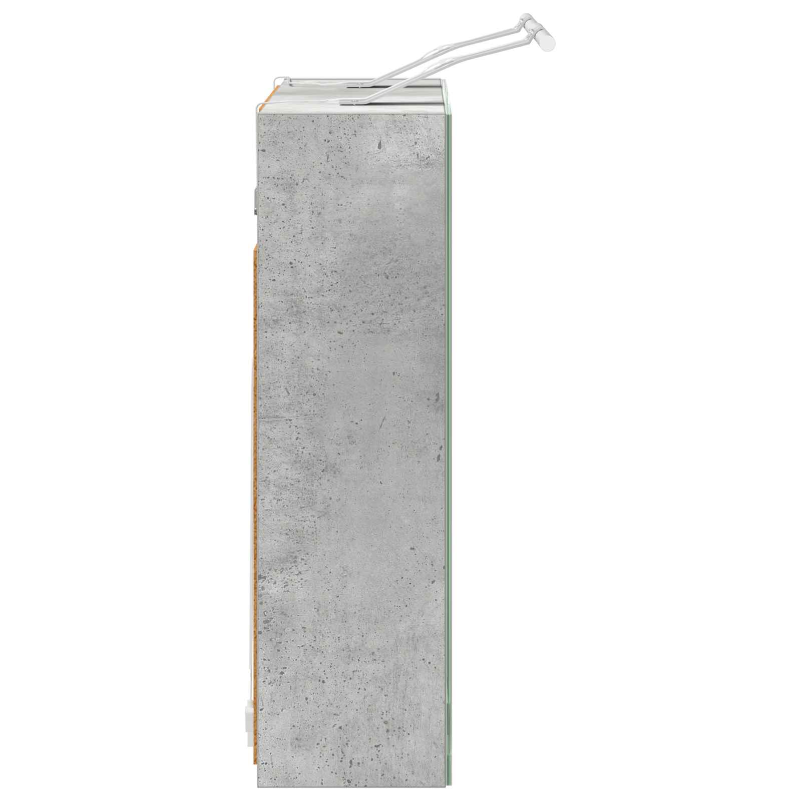 Badezimmerspiegelschrank Beton Grau 60 x 14,5 x 50 cm