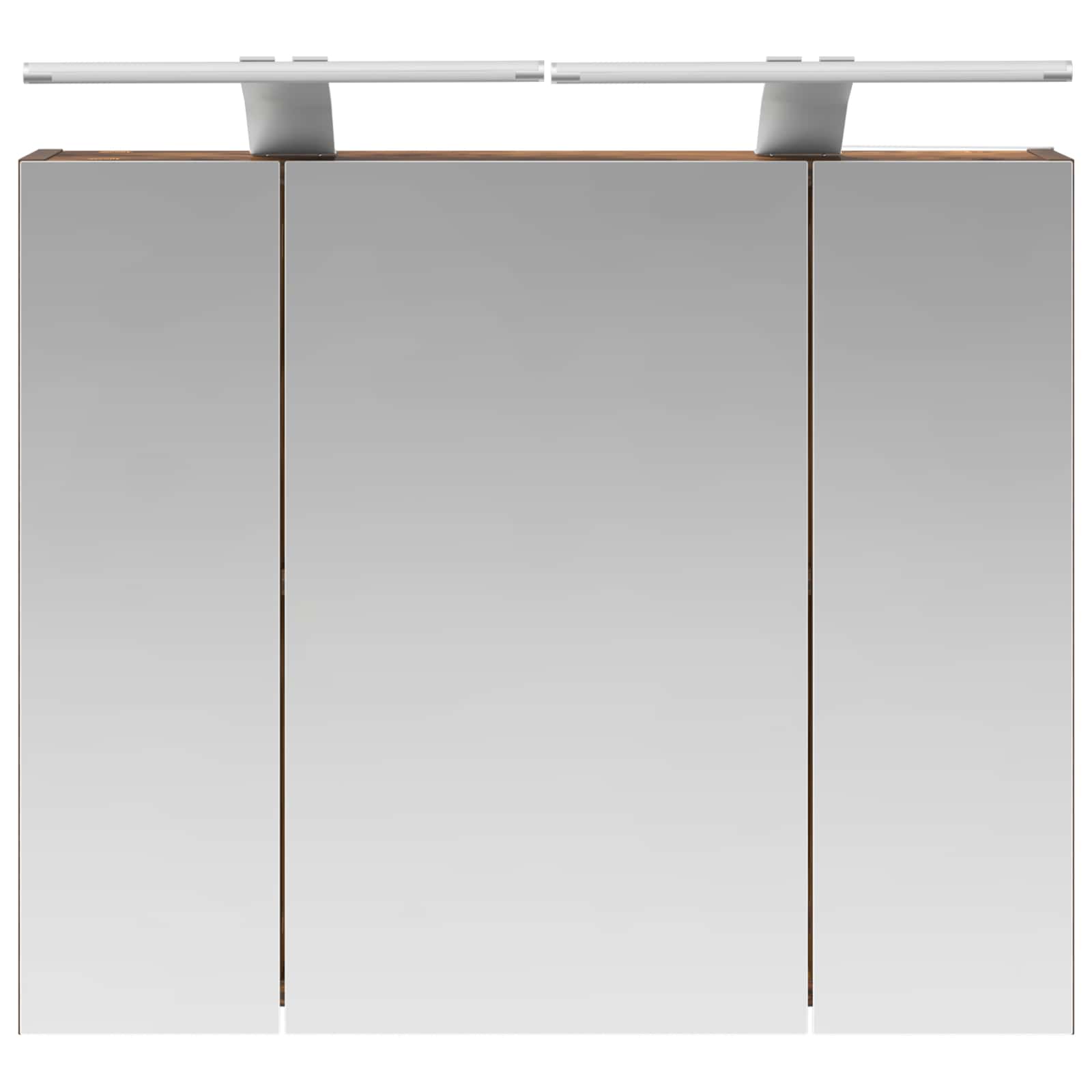 Badezimmerspiegelschrank Geräucherte Eiche 60 x 14,5 x 50 cm