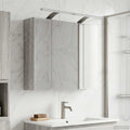 Badezimmerspiegelschrank Graues Sonoma 60 x 14,5 x 50 cm