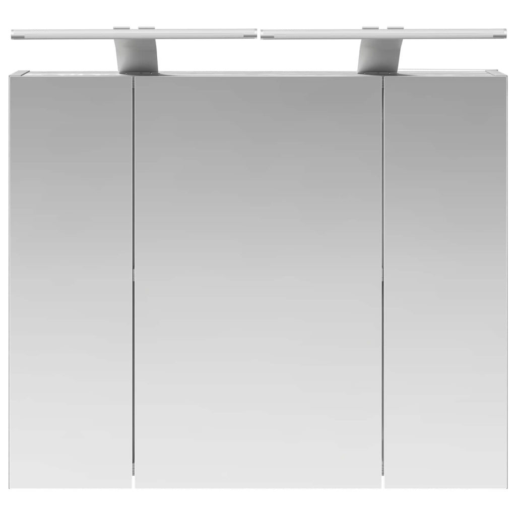 Badezimmerspiegelschrank Graues Sonoma 60 x 14,5 x 50 cm