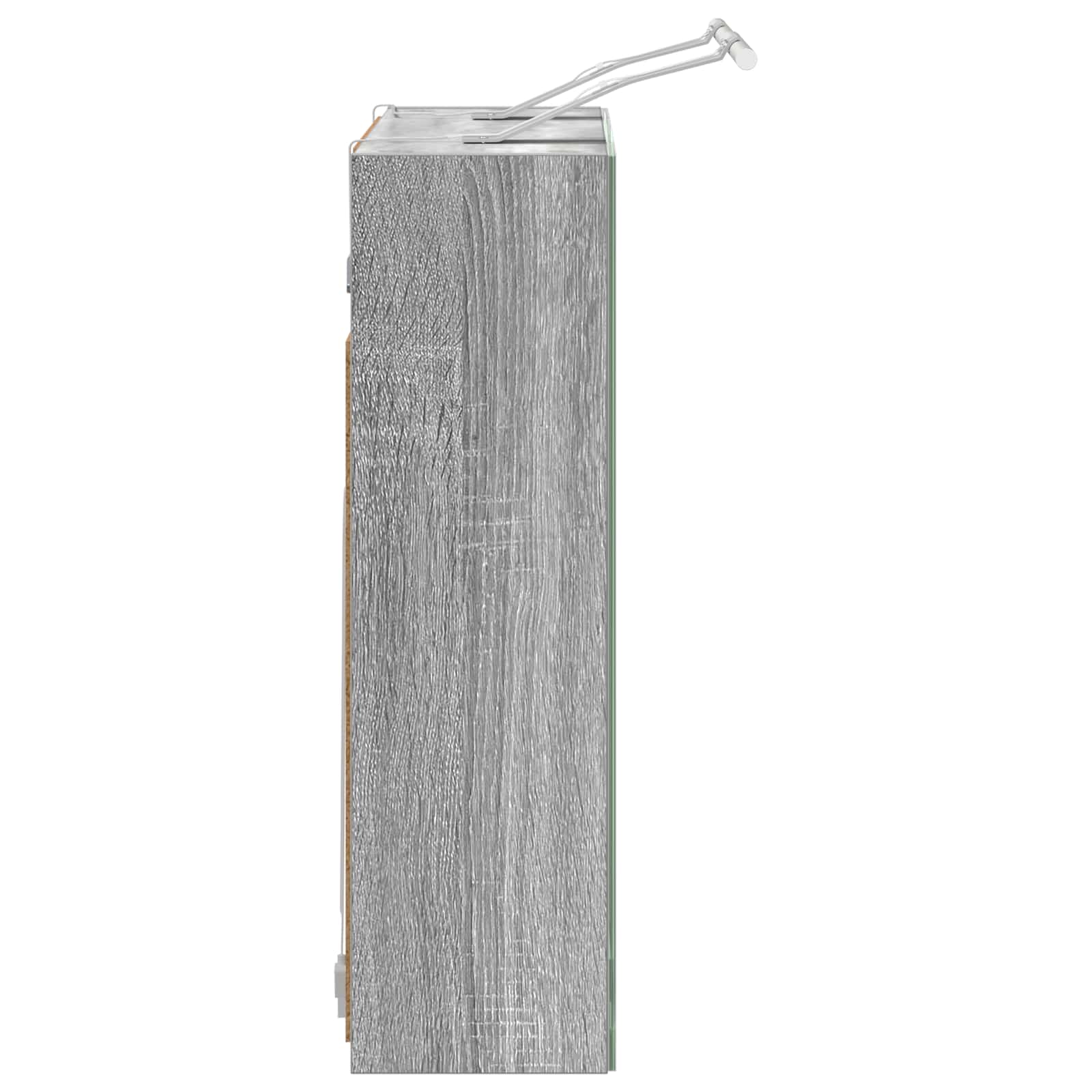 Badezimmerspiegelschrank Graues Sonoma 60 x 14,5 x 50 cm