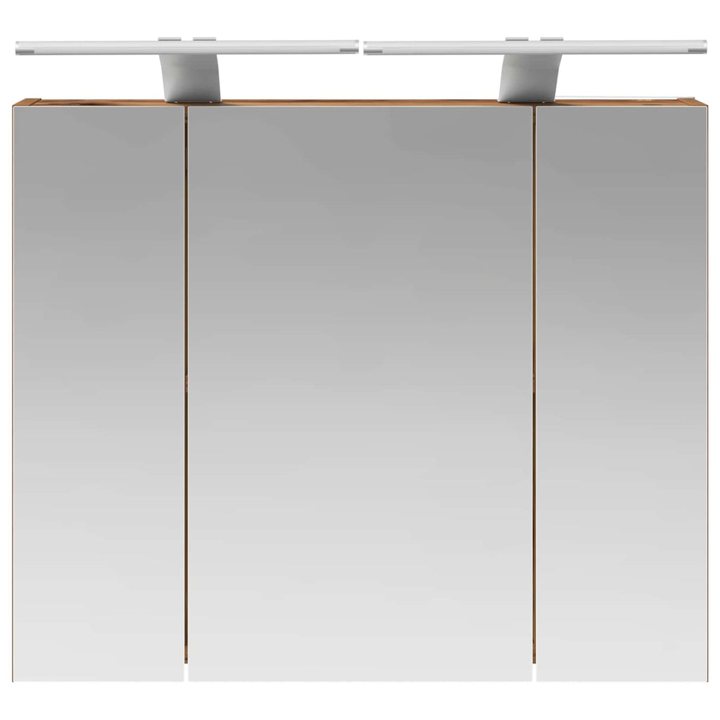 Badezimmerspiegelschrank Altholz 60 x 14,5 x 50 cm