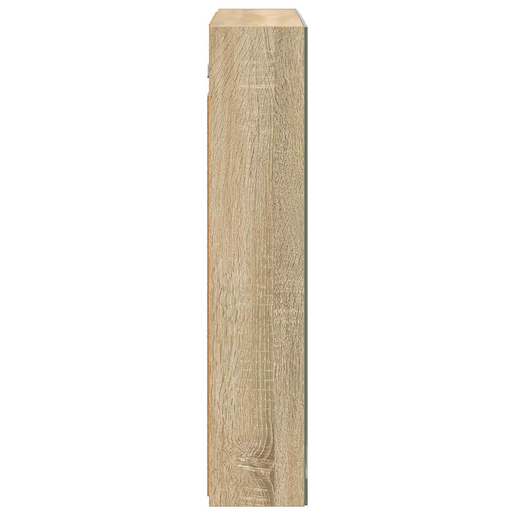 Badezimmerspiegelschrank Sonoma-Eiche 70 x 14,5 x 70 cm