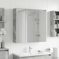 Badezimmerspiegelschrank Beton Grau 70 x 14,5 x 70 cm