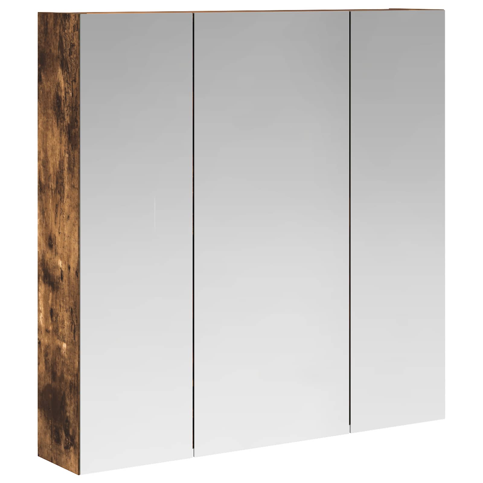 Badezimmerspiegelschrank Geräucherte Eiche 70 x 14,5 x 70 cm