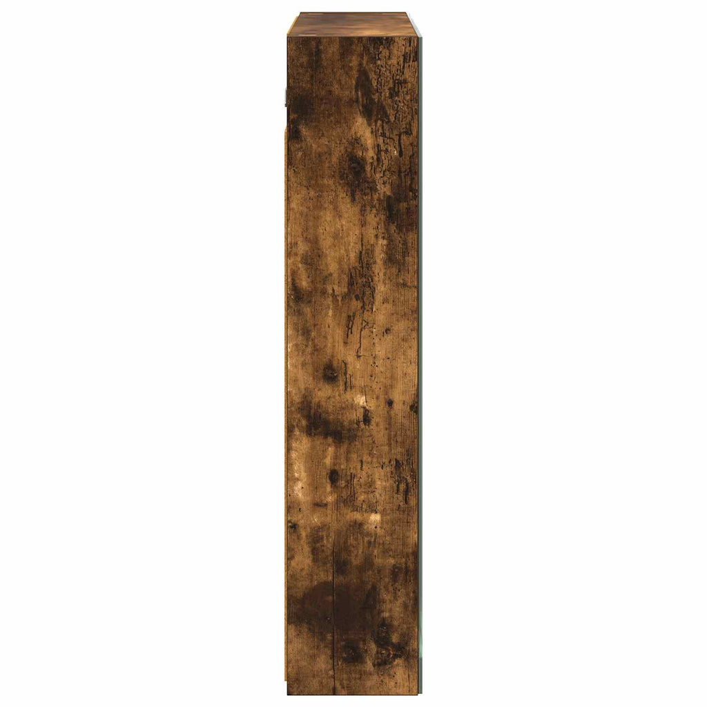 Badezimmerspiegelschrank Geräucherte Eiche 70 x 14,5 x 70 cm