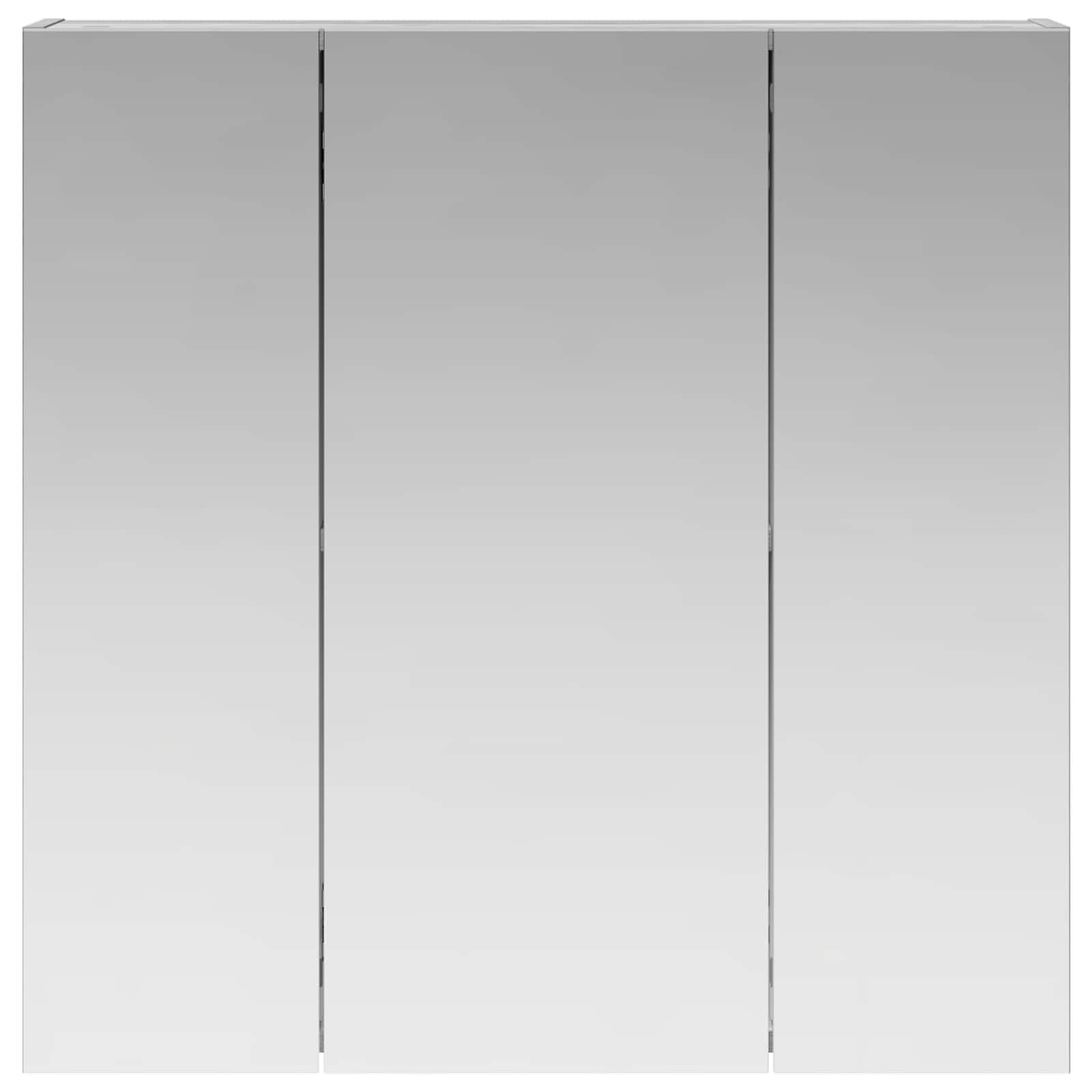 Badezimmerspiegelschrank Graues Sonoma 70 x 14,5 x 70 cm