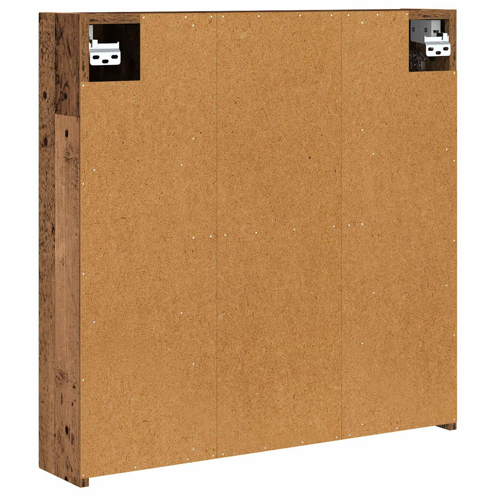 Badezimmerspiegelschrank Altholz 70 x 14,5 x 70 cm